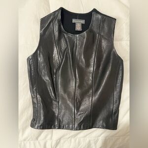 Banana Republic Sleek Black Vest